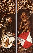 Albrecht Durer Sylvan Men with Heraldic Shields oil painting reproduction